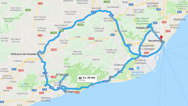 De leukste route voor een roadtrip rondom Barcelona
