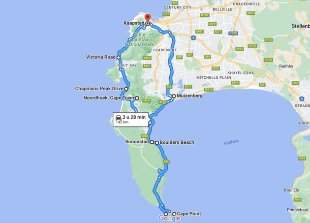 De perfecte route voor een roadtrip naar Kaap de Goede Hoop