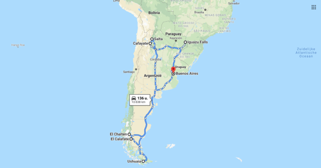 De perfecte route voor een rondreis door Argentini\u00eb