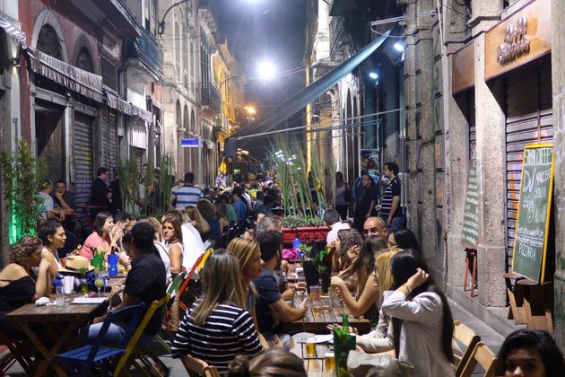 Ga eten in Rua do Ouvidor in Centro Rio!