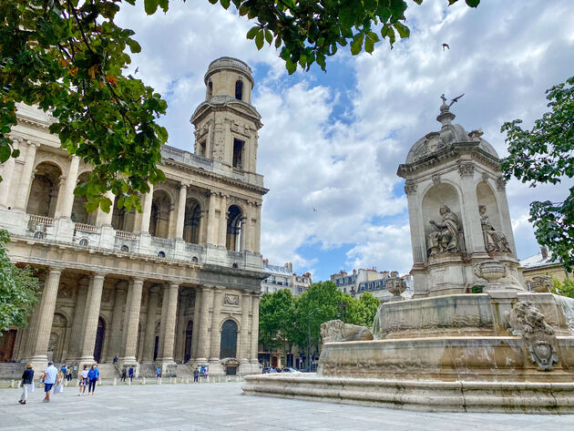 \u00c9glise Saint-Sulpice, onder andere bekend van het boek Da Vinci Code