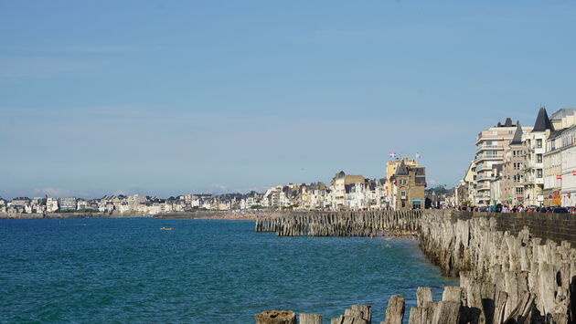 Saint-Malo vroeg in de avond