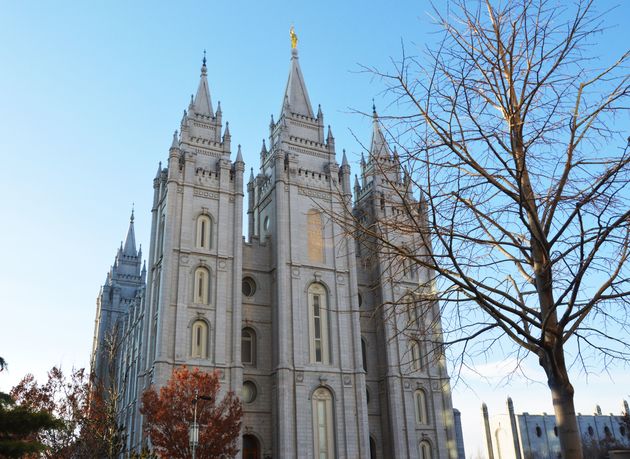 De Salt Lake Temple is de grootste en bekendste tempel van de Mormonen wereldwijd.