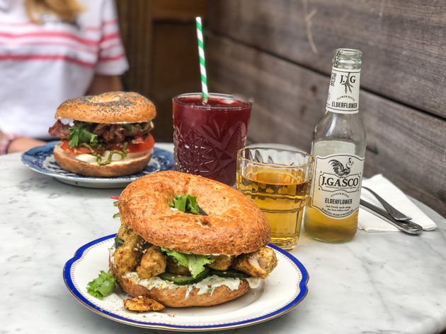 Mmmm de bagels van Sanseveria Bagelsalon zijn zo lekker!