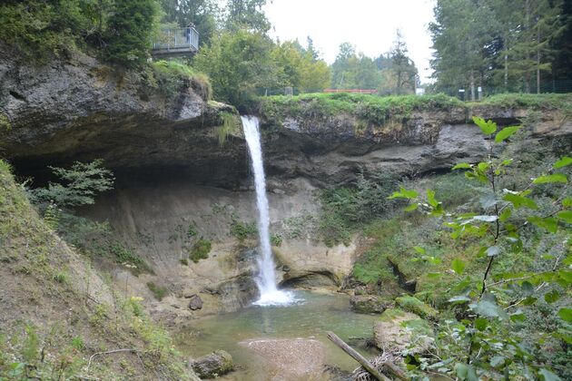 De watervallen bij Scheidegg zijn de hoogste in Duitsland.