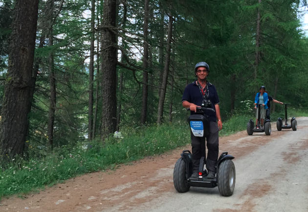 Ook voor beginners zijn veel paden prima te doen met een Segway