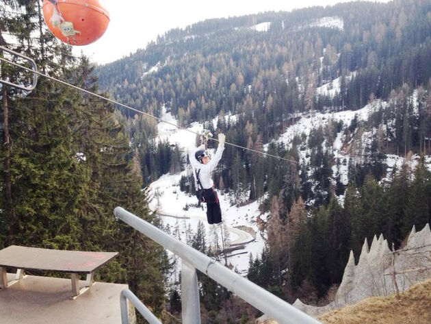 Neem ook de Serfauser Sauser, een unieke zipline door het skigebied