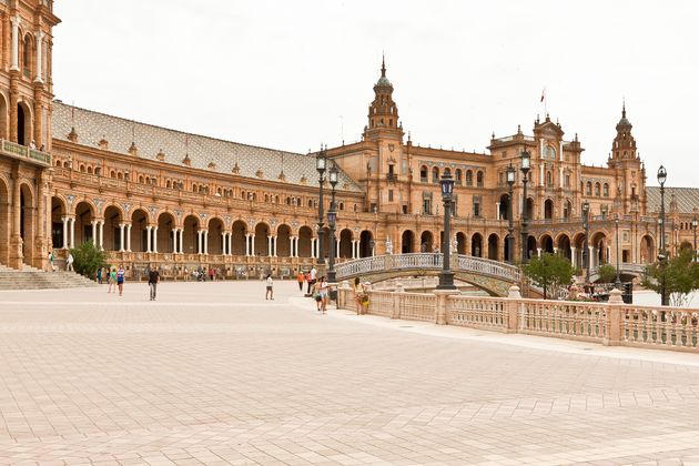 Doen in Sevilla: chillen op Plaza de Espa\u00f1a