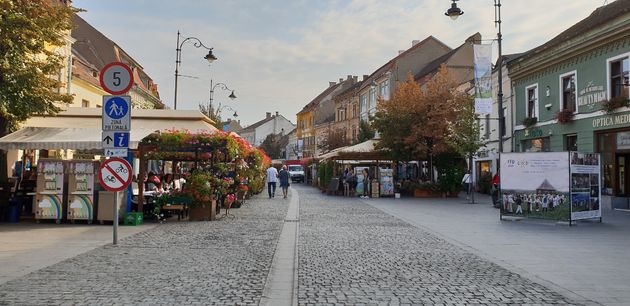Sibiu ingang naar het oude centrum