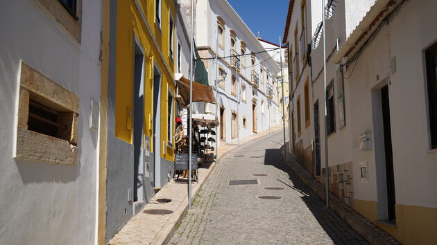 Silves is een uitdaging als het gaat om stijle straatjes