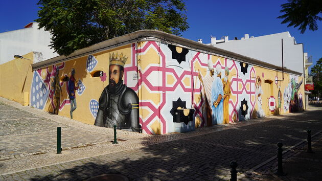 Relgieuze street-art in Silves
