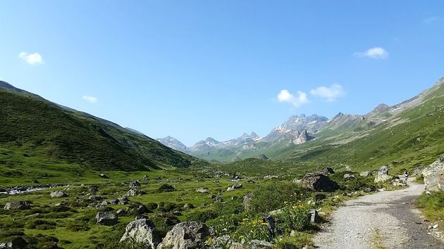 Het parcours van de Silvrettarun 3000