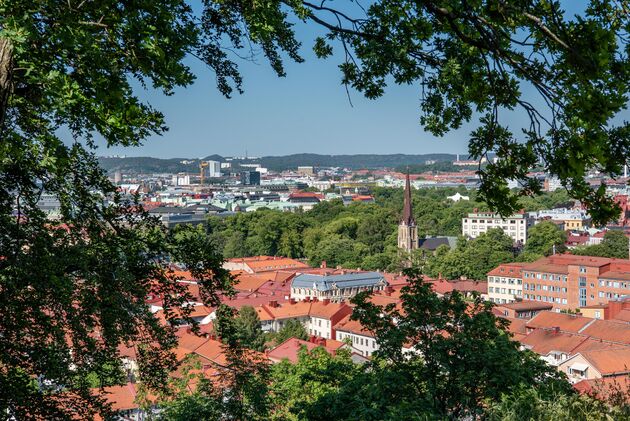 Uitzicht over G\u00f6teborg vanaf Skansen Kronan