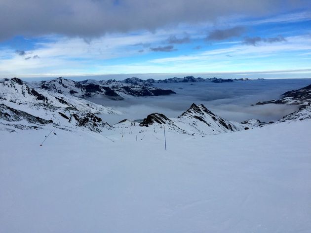 Prachtig uitzicht op Les Trois Vall\u00e9es