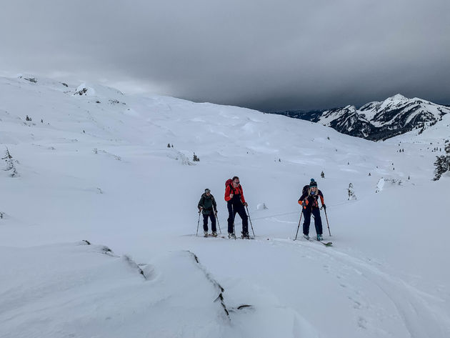 Met speciale tourbindingen en vellen is omhoog lopen goed te doen