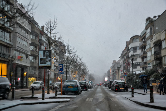 Sneeuw! En helaas tijd om weer naar huis te gaan...