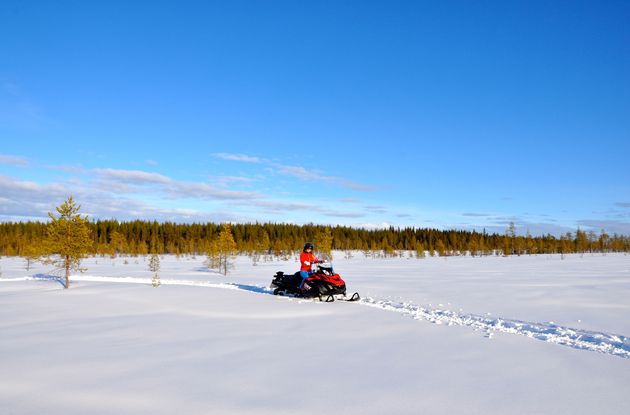 Must do: een sneeuwscootertocht maken!