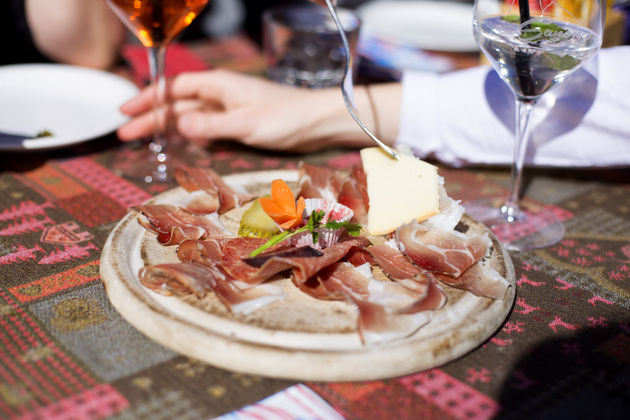 Bij een aperitivo hoort natuurlijk ook een klein snackje.