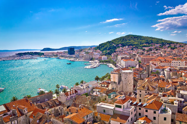Historische bestemming Split in Kroati\u00eb
