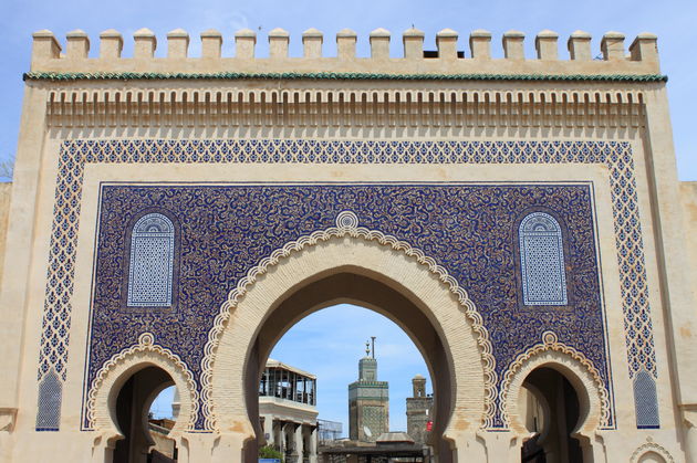 De imposante stadspoort van Fez\n\u00a9 alessandro0770 - Adobe Stock