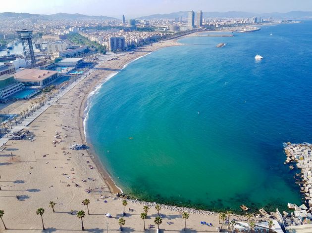 Naar het strand in Barcelona!