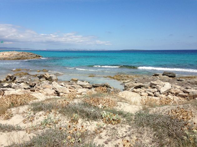 Caribische stranden op Formentera