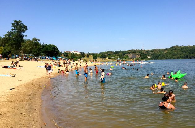 Op een hete dag de beste plek om te zijn: aan het water!