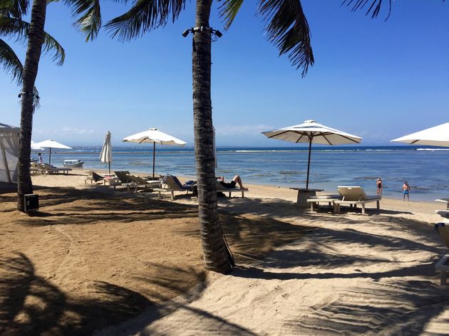 Het strand van Sanur