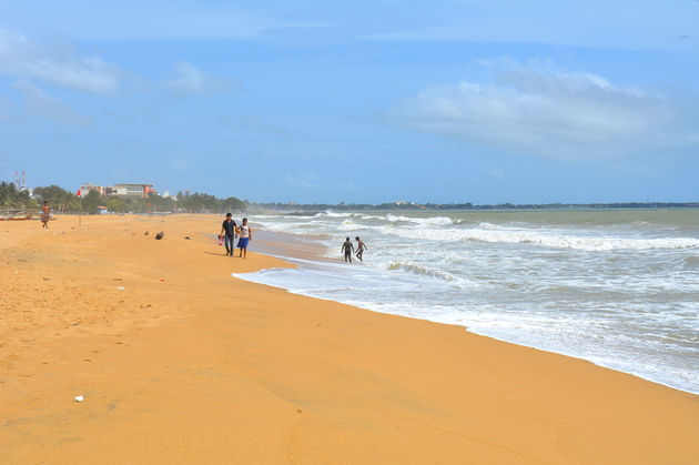 De fijne kust van Sri Lanka