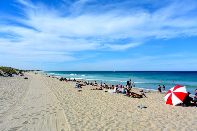De stranden aan de westkust van Australie zijn schitterend!