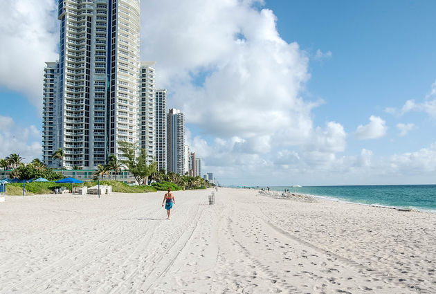 Dit strand leent zich perfect voor lange strandwandelingen