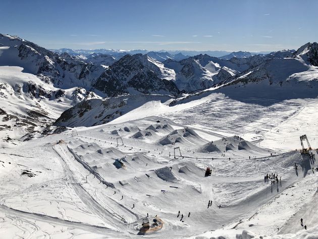 De Stubaier Gletscher ligt op ongeveer 40 minuten van Innsbruck.