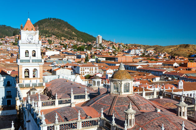 Sucre in Bolivia: de witte stad