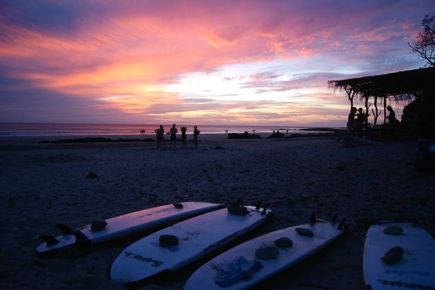 De westkust van Nicaragua is een paradijs voor surfers!