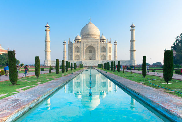 De Taj Mahal: perfect symmetrisch