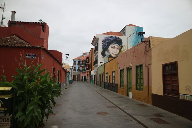 <em>Kleurrijke straten en street art in Puerto de la Cruz<\/em>