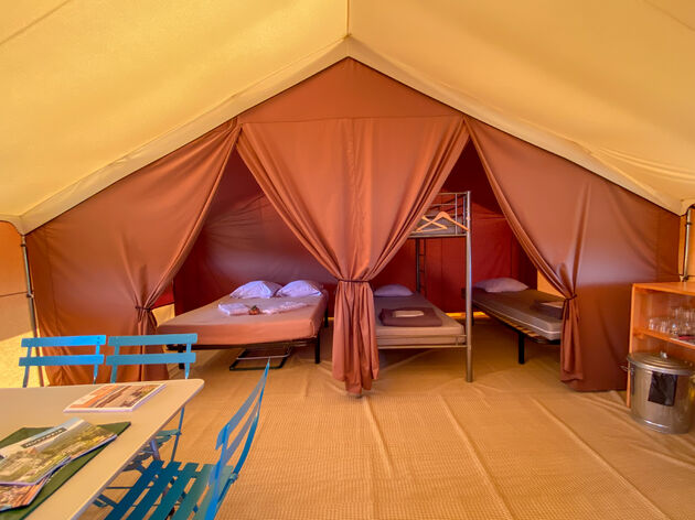 Een behoorlijk luxe manier van kamperen
