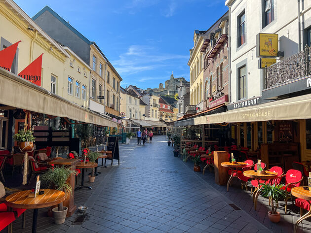 Veel terrasjes in Valkenburg aan de Geul