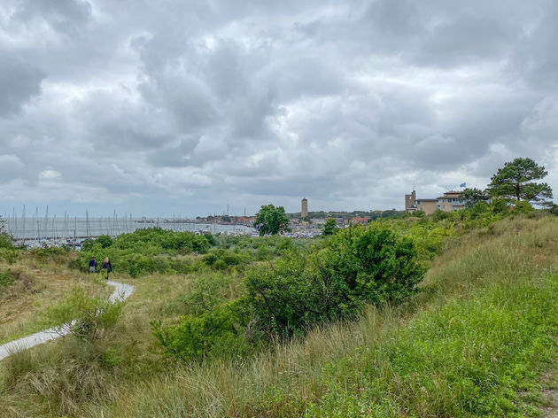 Uitzicht op West-Terschelling met de beroemde Brandaris