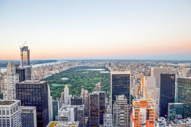 Dit is het uitzicht over Central Park vanaf the Top of the Rock