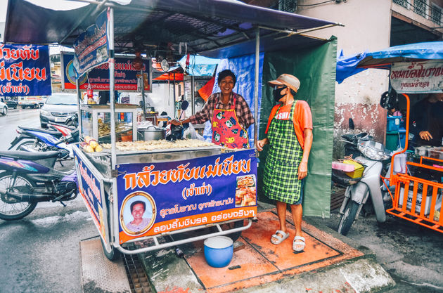 Street food. Zonder een proeverij te hebben gedaan mag je niet naar huis.