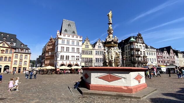 De stad Trier, startplaats voor dit gedeelte van de Mosel-Radweg, het fietspad langs de Moezel