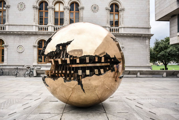 Een stukje kust op de campus van Trinity College