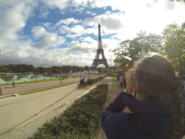 Vanaf Trocad\u00e9ro heb je een super uitzicht over de wereldberoemde Eiffeltoren. 
