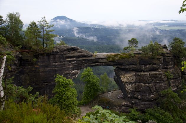 Prav\u0109ick\u00e2 br\u00e1na, de grootste natuurlijke brug van Europa 