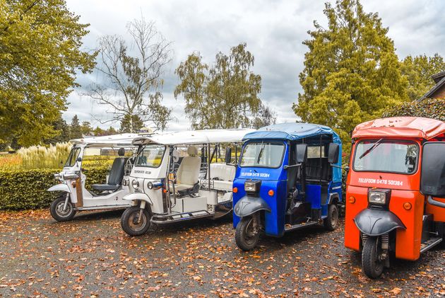 Thaise tuktuks, maar dan wel in onze vertrouwde driekleur