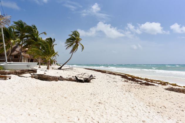 Heerlijk rustig op het strand van Tulum