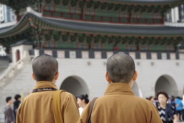 Monikken bij Changgyeonggung Palace