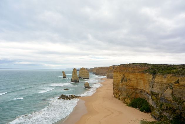 Twelve Apostles aan de Great Ocean Road in Australi\u00eb