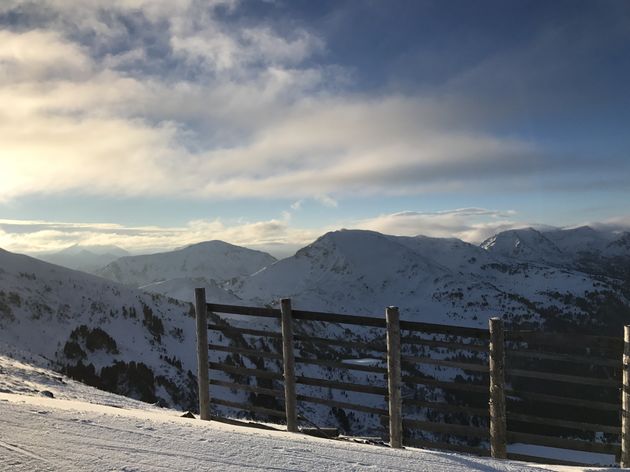 Uitzicht op de Alpen van Karinthie\u0308